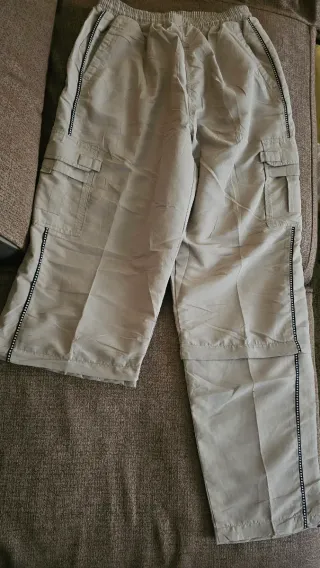 Pantaloni sportivi uomo beige/cachi