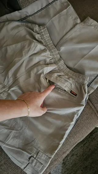 Pantaloni sportivi uomo beige/cachi