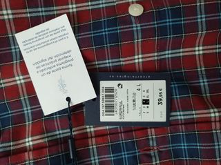 Camisa de cuadros hombre Talla L