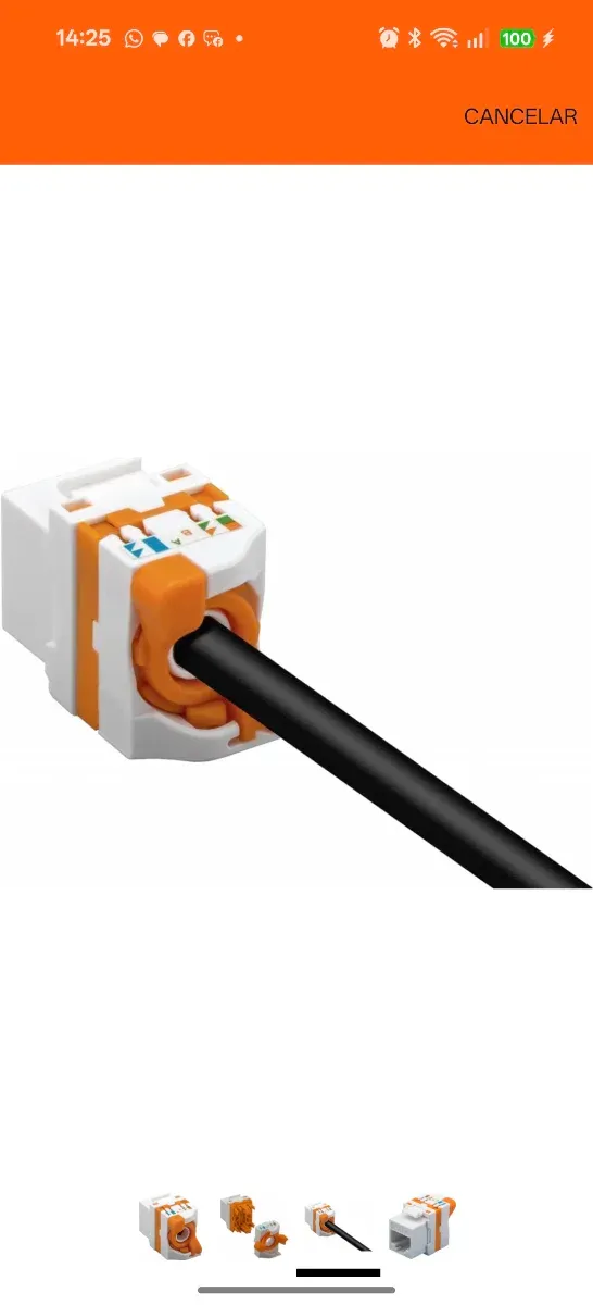 Conector Hembra RJ45 CAT6 UTP Novamax