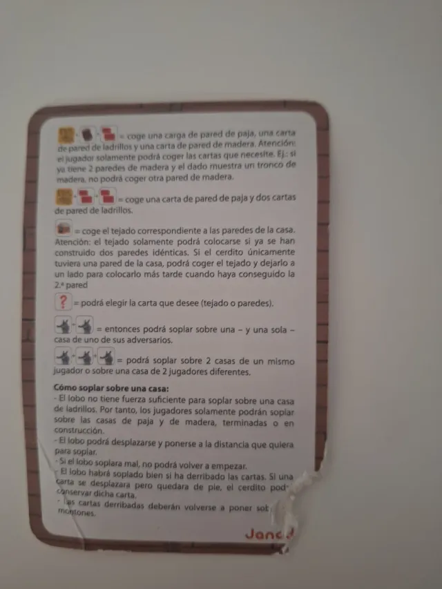 Piggy Story Janod Juego de Mesa