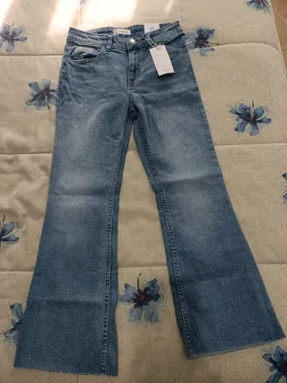 Vaqueros Mango Teen Talla 34 Flare