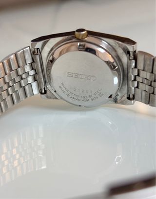 Seiko 5 Vintage Automático | Raro Diseño Hexagonal