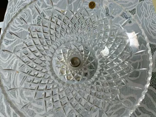 Alzata cristallo e argento 925