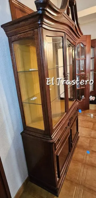 MUEBLE VITRINA MADERA