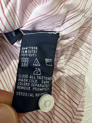 Camicia Tommy Hilfiger a righe rosa