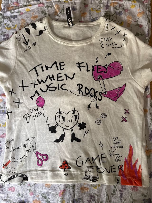 Camiseta 47 street estampada talla única