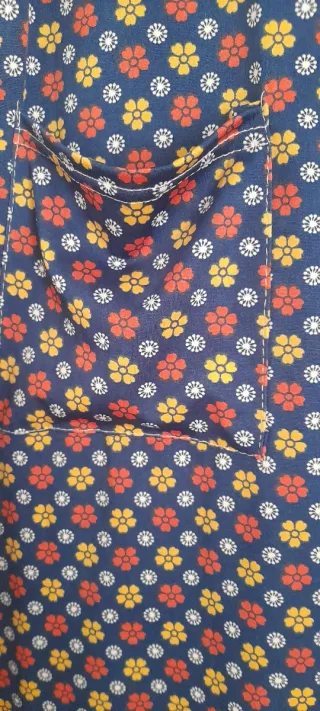 Vestido de punto estampado floral