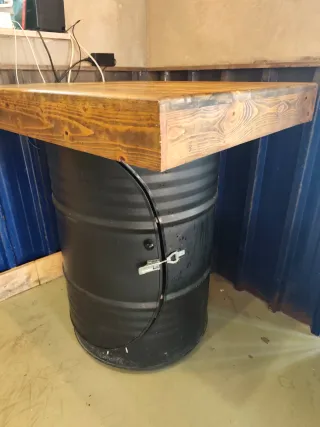 Mesa Armario Bidón Gasolina