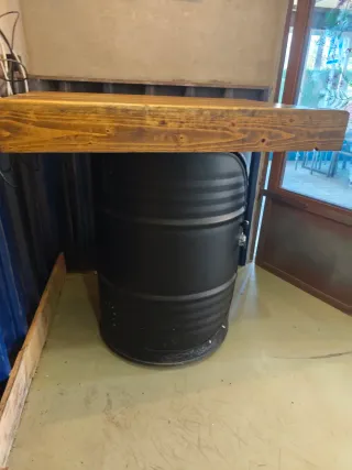 Mesa Armario Bidón Gasolina