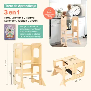 Torre Montessori 3 in 1 in offerta