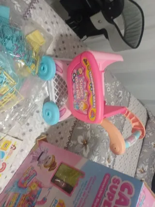 Carrito de supermercado convertible para niños