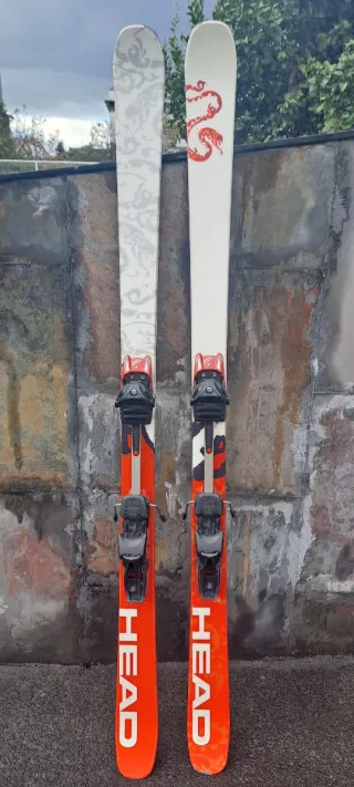 Esquís HEAD mojo 80 con fijaciones d travesia
