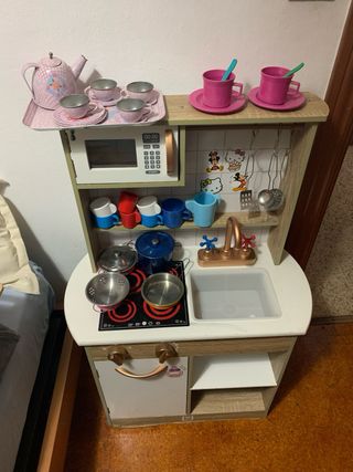 Cocinita de madera para niñ@s