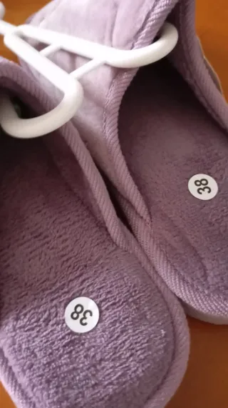 Ciabattine da donna da camera lilla