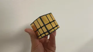 Cubo Rubik Espejo Dorado 3x3