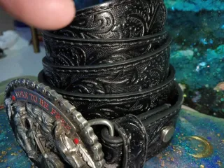 Hebilla Cinturón Biker Born to be Free 125