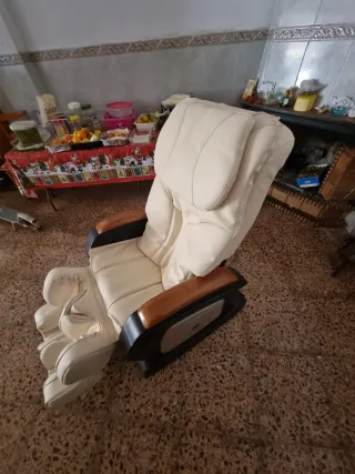 Sillón Relax Masaje Profesional Beige