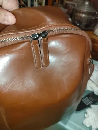 Mochila Marrom . Artesanal