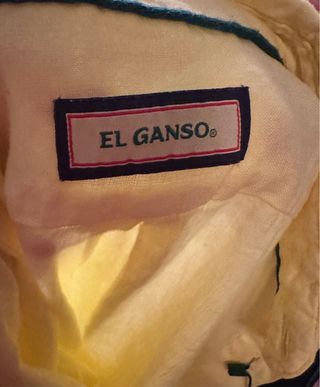 Camisa El Ganso Amarilla Talla L