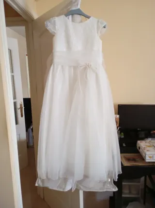 Vestido de Comunión Niña Blanco
