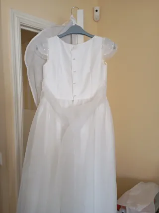 Vestido de Comunión Niña Blanco
