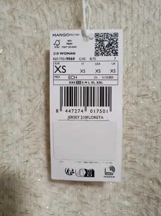 Jersey Mango Beige XS