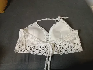 Top Ganchillo Blanco