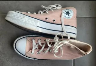 Converse Plataforma Altas Rosa