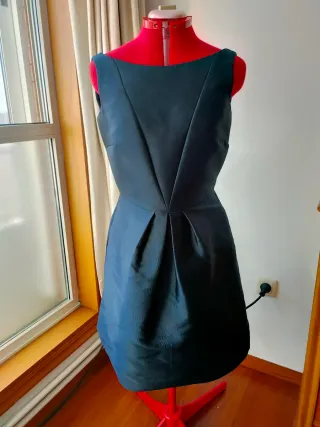 Vestido ceremonia Pedro del Hierro azul oscuro