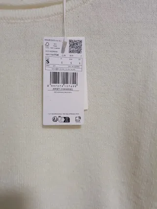 Jersey Mango Blanco Talla S