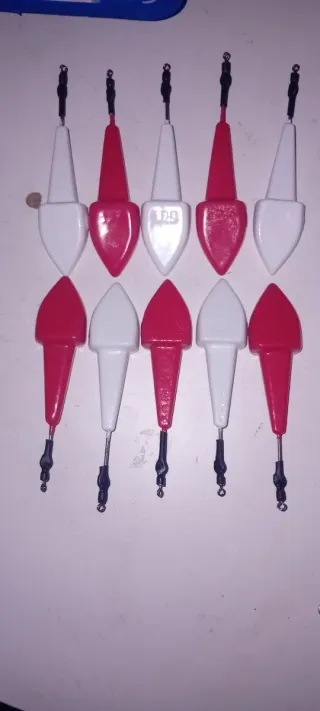 Lote 10 plomos pico pato 125gr