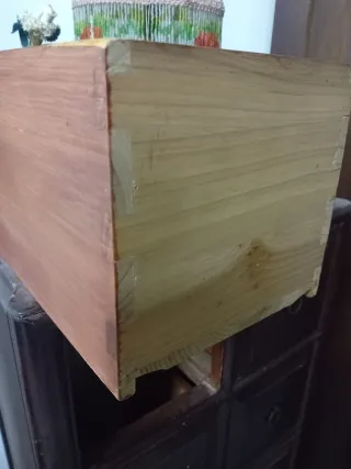 Cassettiera vintage anni '60 in legno