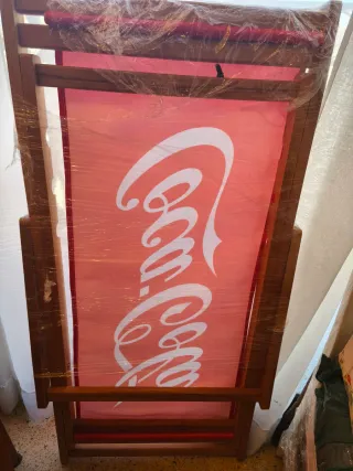 Hamaca Coca-Cola Tela Madera