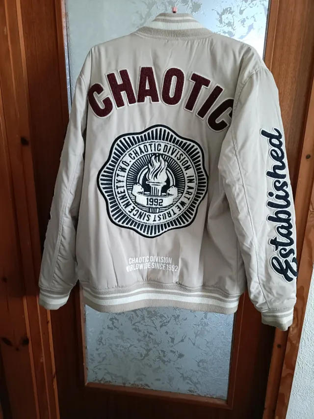 Chaqueta Bomber XXL Beige