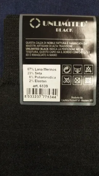 3 paia calze gambaletto - lanamerinos-seta