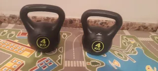 Lote 2 Pesas Rusas Kettlebell 4 Kg