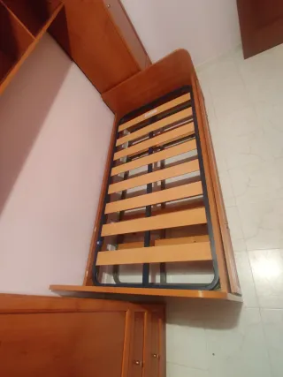 Dormitorio completo madera