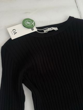jersey - vestido largo negro C&A a Estrenar