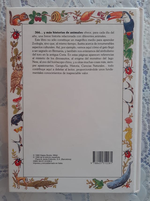 Libro 366 y mas historias de animales