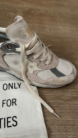 Golden Goose Dad Star Beige/Plata