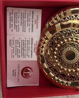 Pendientes Cristian Lay Acero Inoxidable Dorados