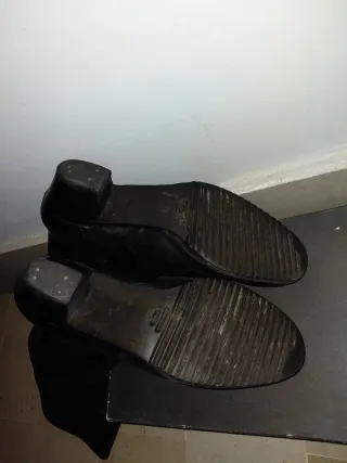 Stivali neri donna in pelle