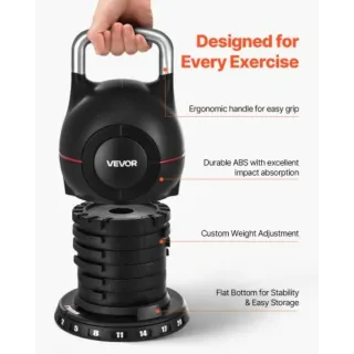 Kettlebell Pesa Rusa Ajustable VEVOR