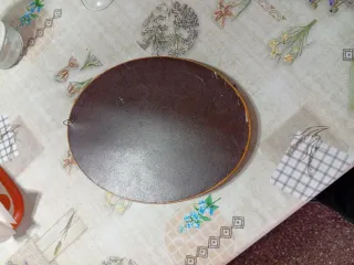 Cuadro Vintage Mujer con Paraguas