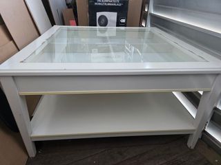 Mesa de centro Ikea Liatorp cristal y madera