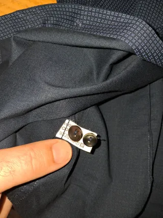 Camicia uomo blu manica lunga