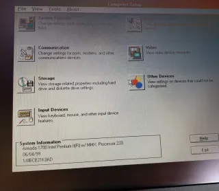 Compaq Armada 1700 Pentium II 233 MMX