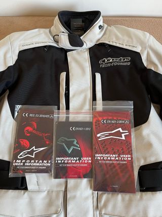 Chaqueta Moto Alpinestars + Espaldera
