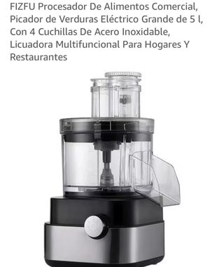 Picador Verduras Eléctrico 5L